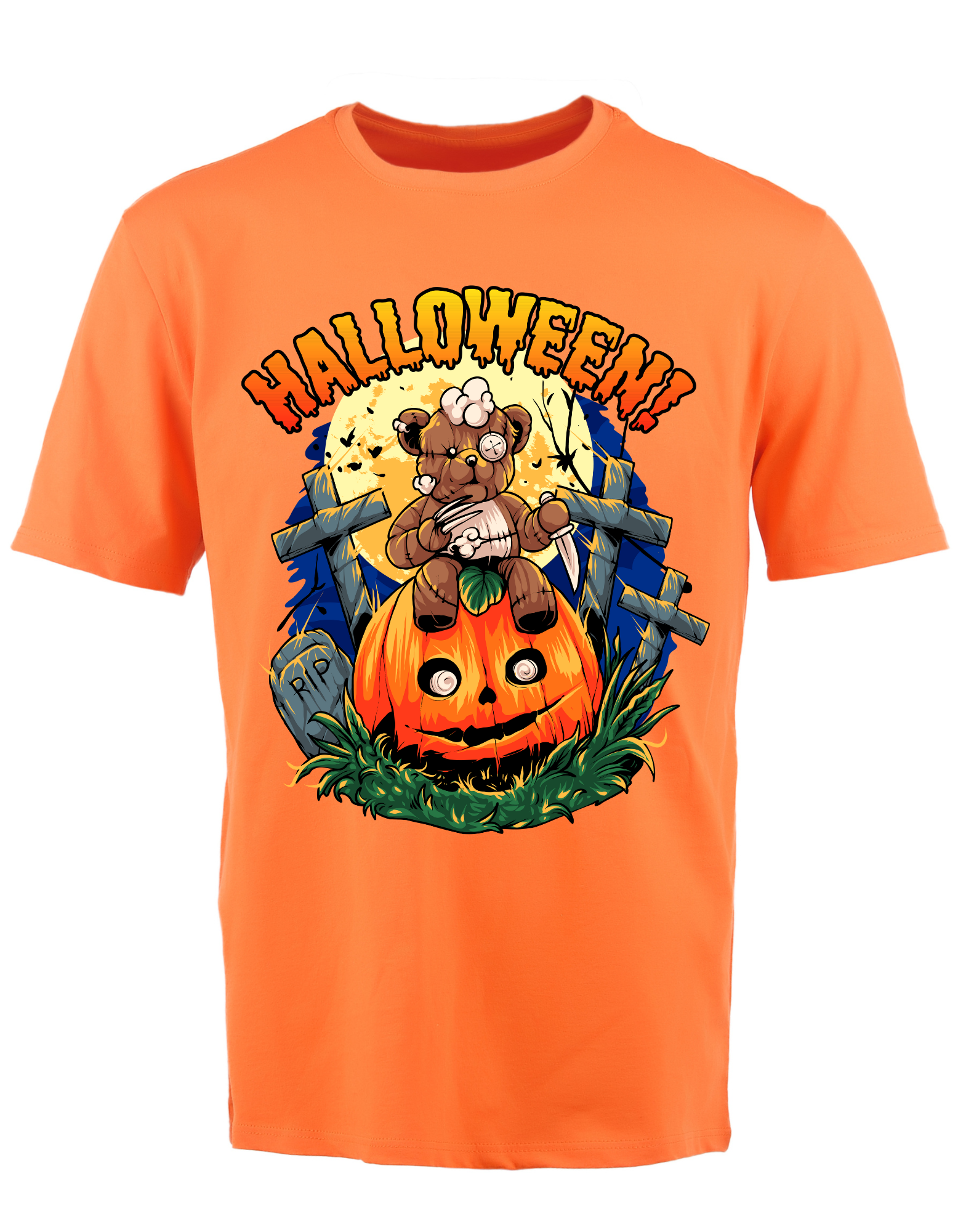 Custom Printed Shirts: Halloween Bear
