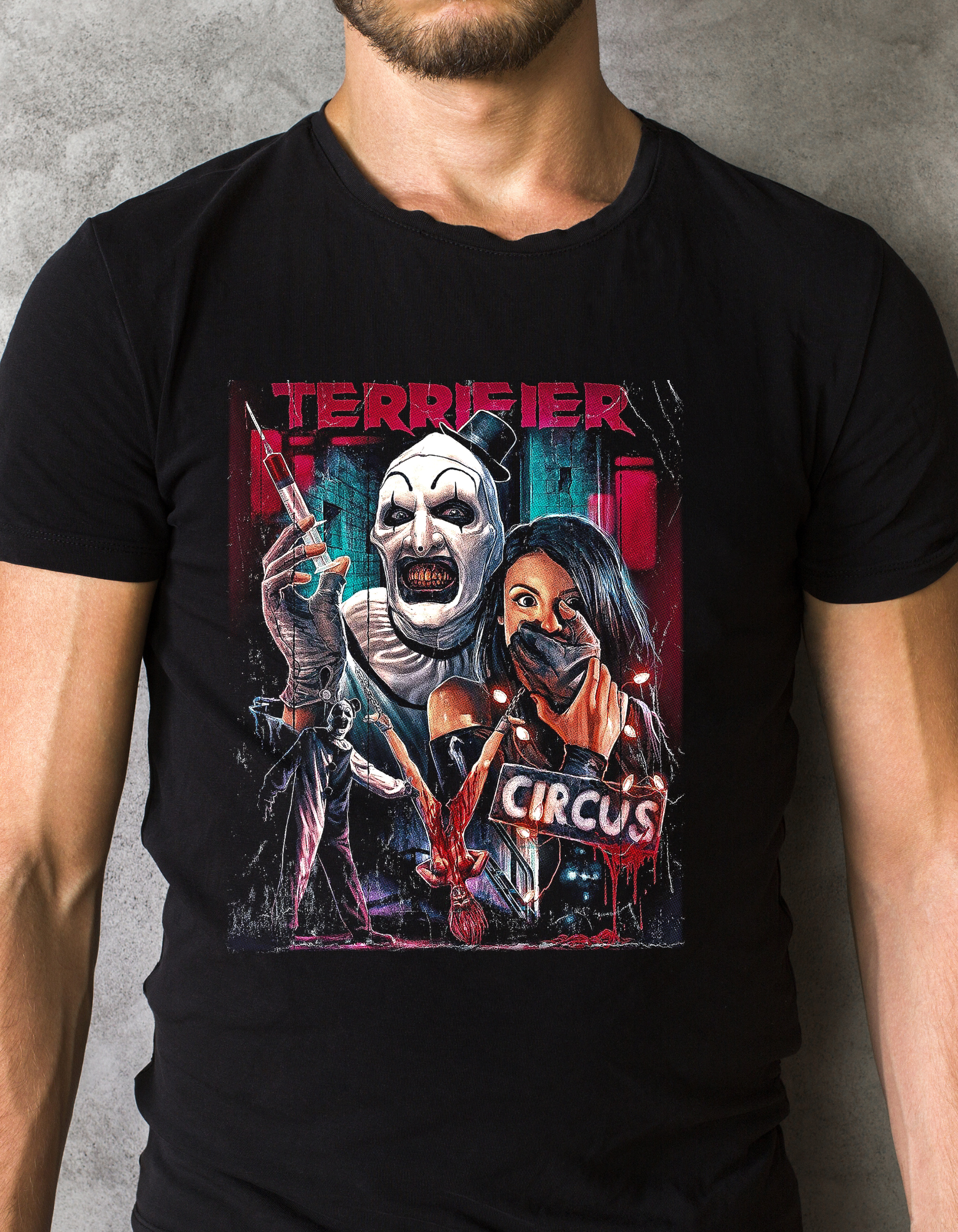 Custom Printed Shirts: Terrifier Circus