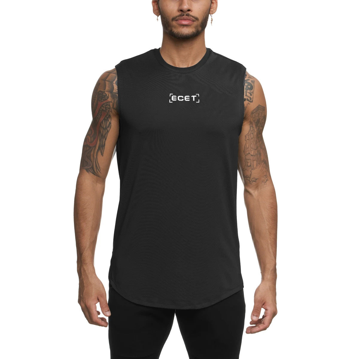 Men's Short Sleeve Vest Breathable Trend