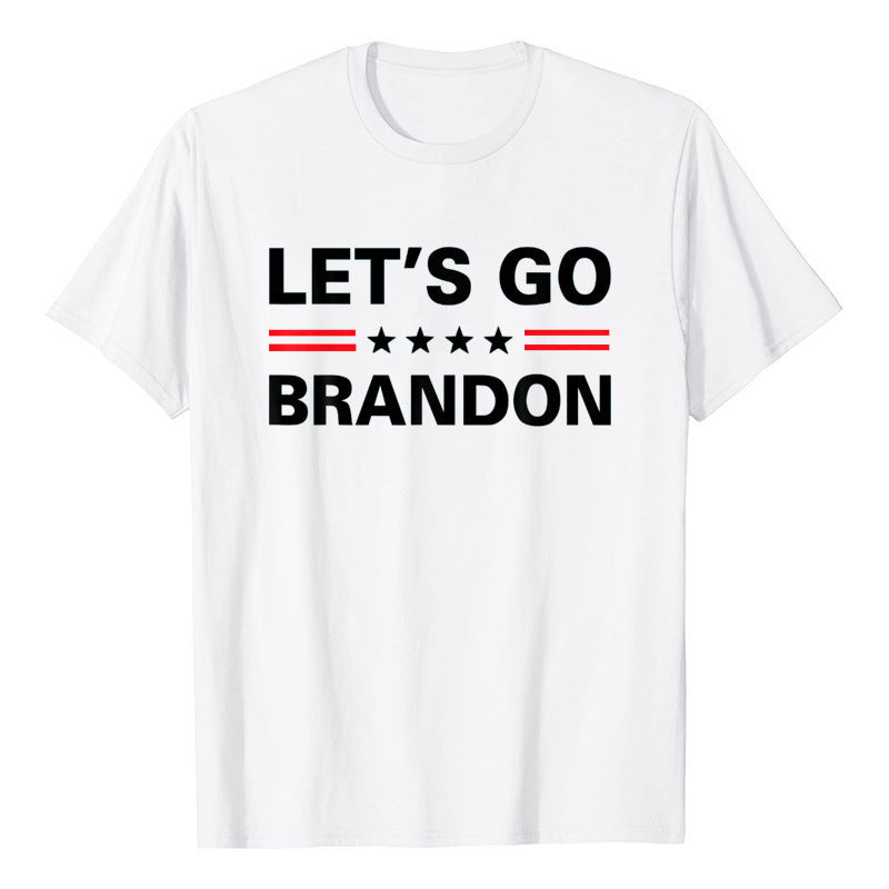 New Text Letter Print Short-sleeve T-shirt