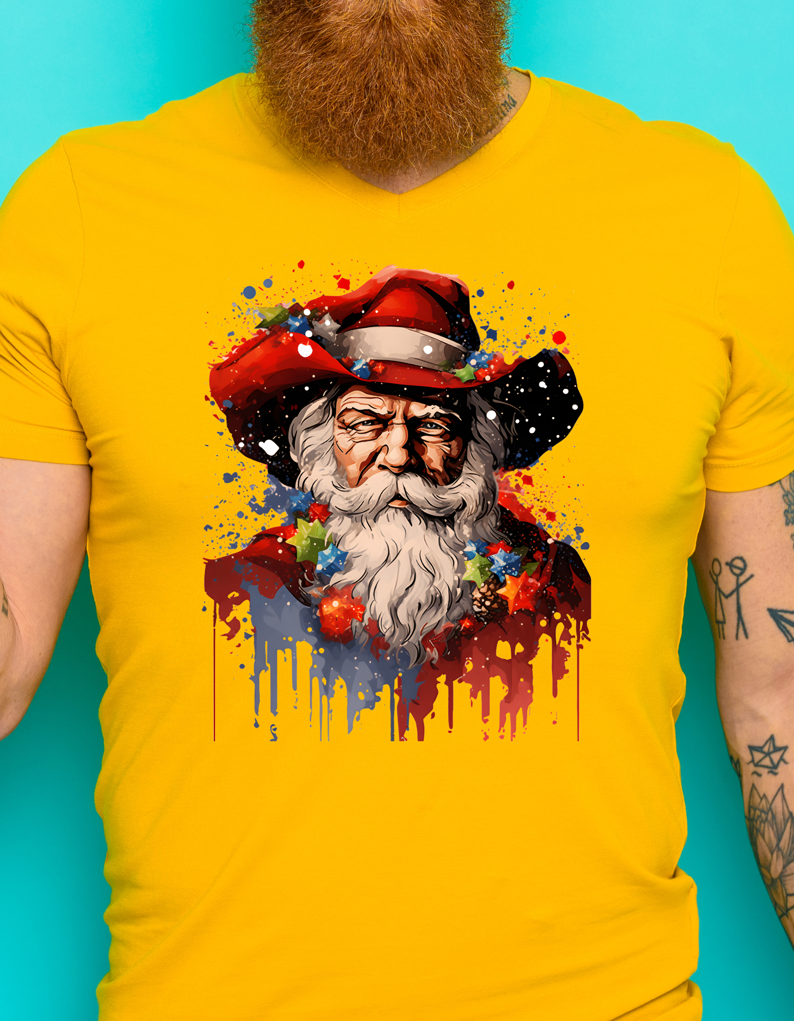 Custom Printed Shirt:  Christmas Father