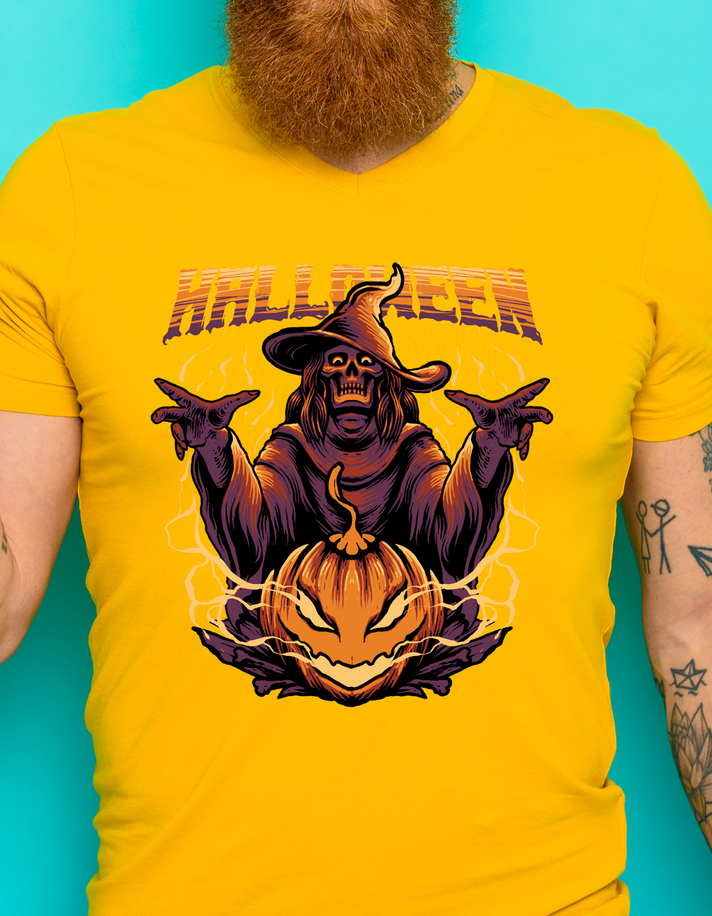 Custom Printed Shirts: Halloween Witch
