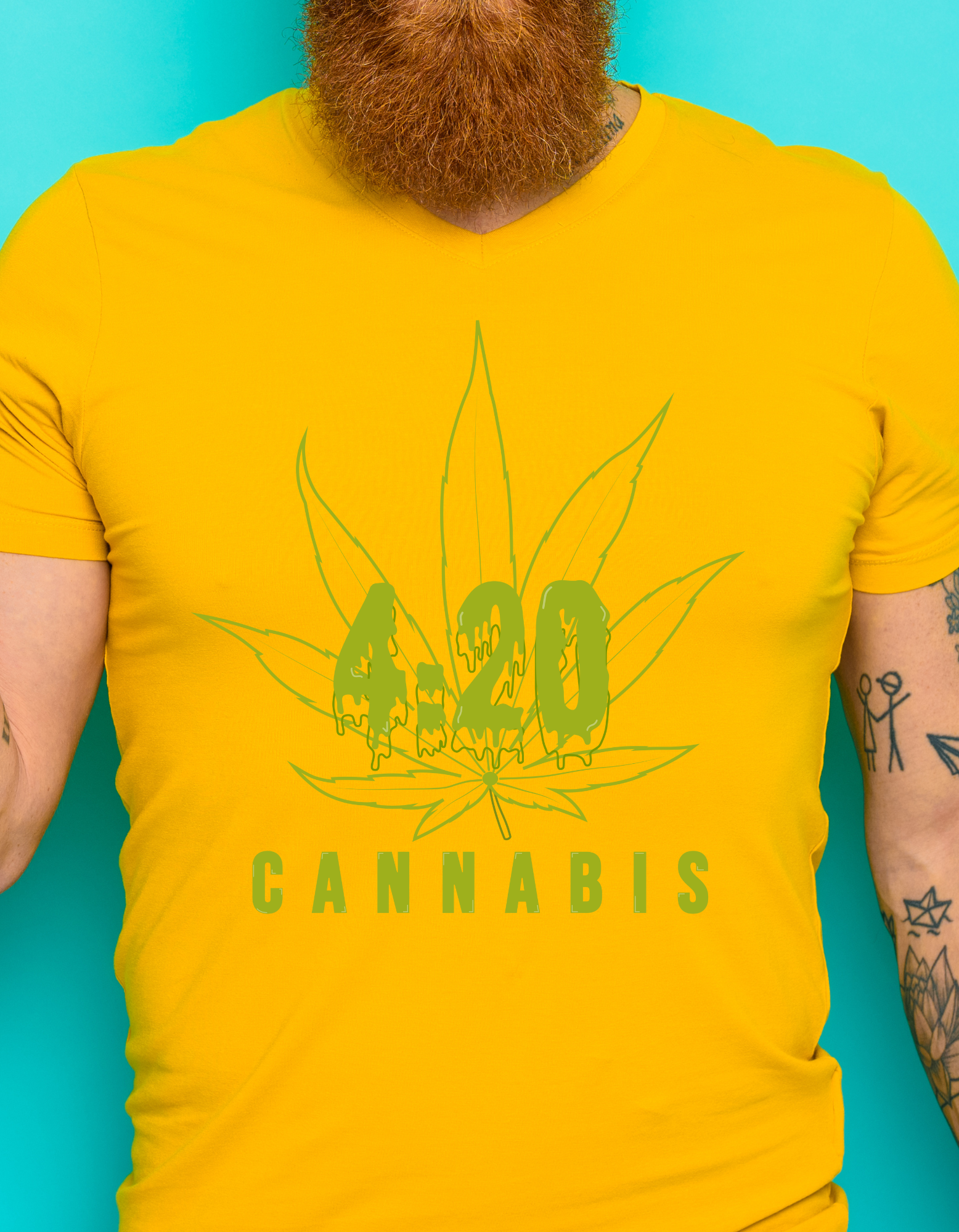 Custom Printed Shirts: 4:20 Cannabis