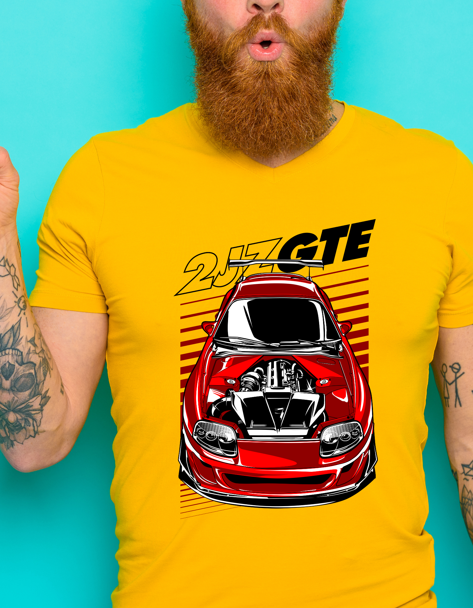 Custom Printed Shirts: 2JZGTE