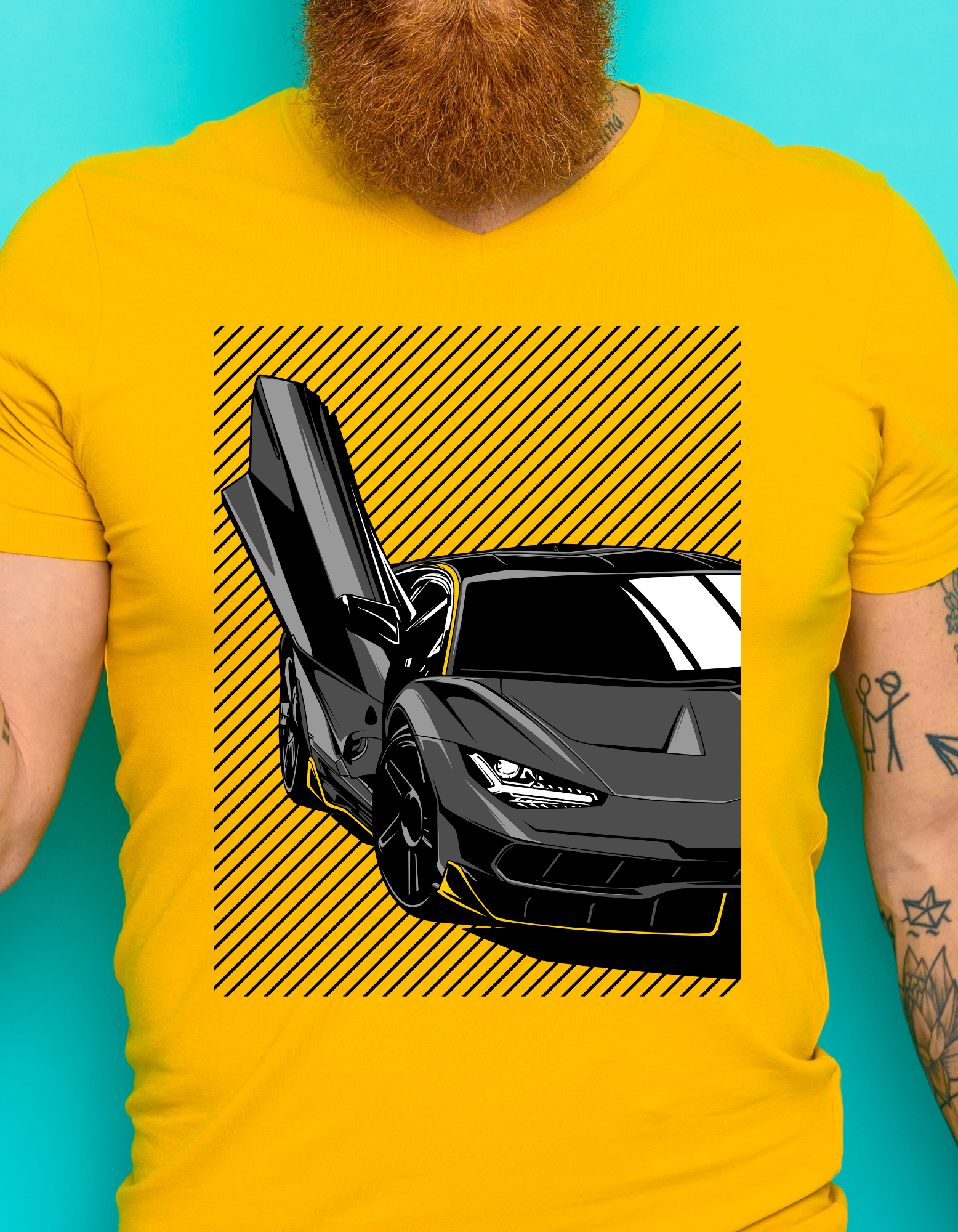 Custom Printed Shirts: Lambo