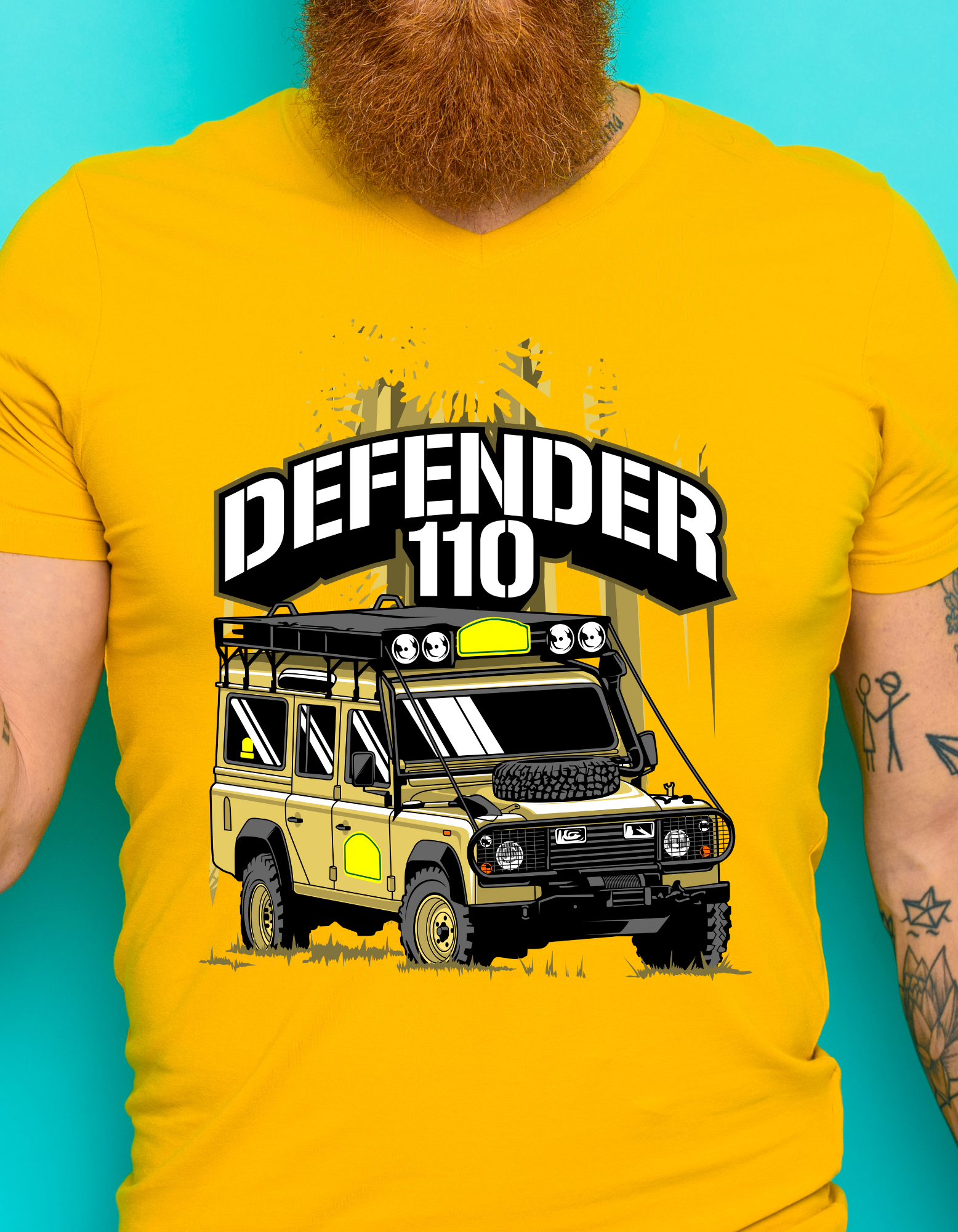 Custom Printed Shirts: Defender 110