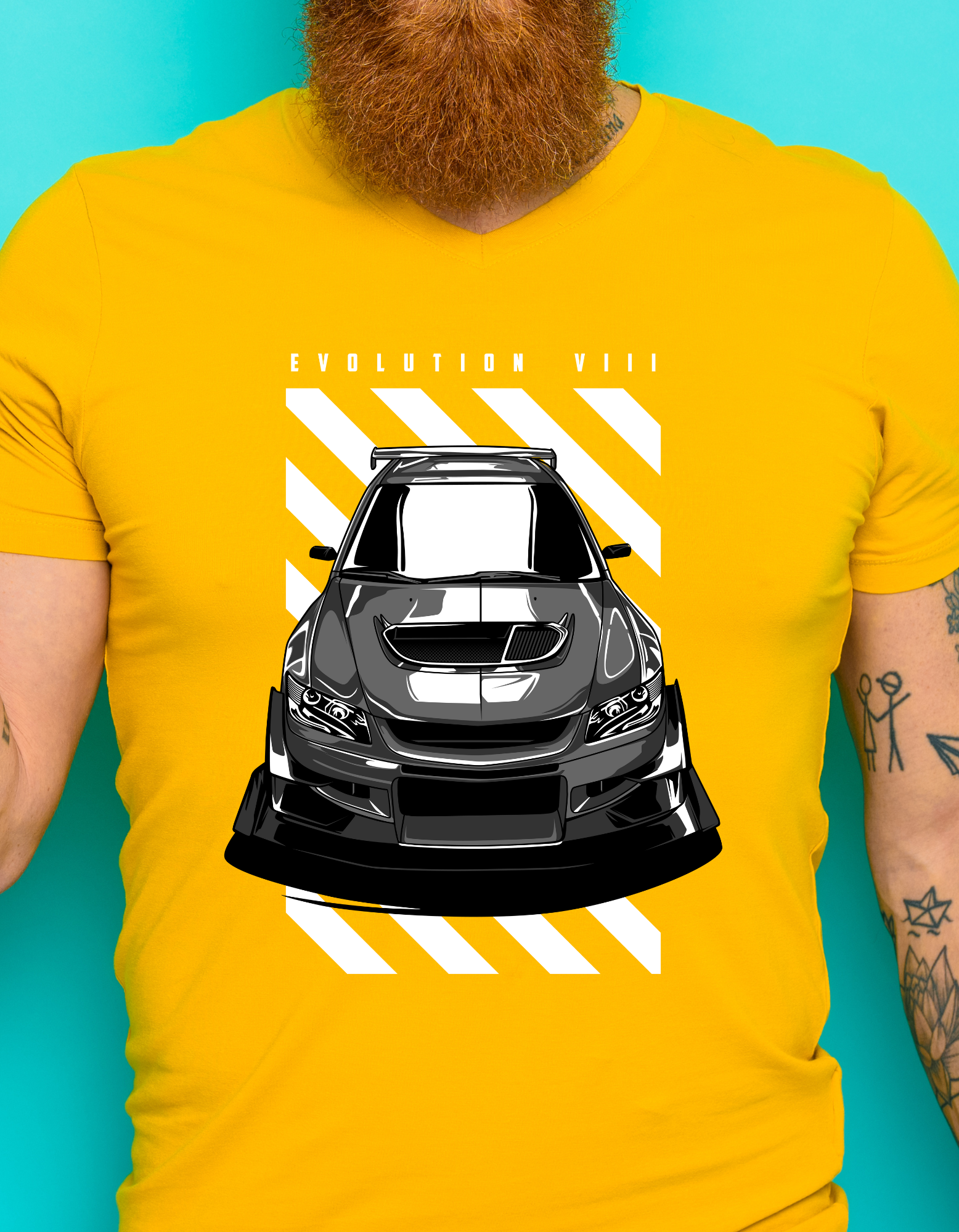 Custom Printed Shirts: Evolution Vlll