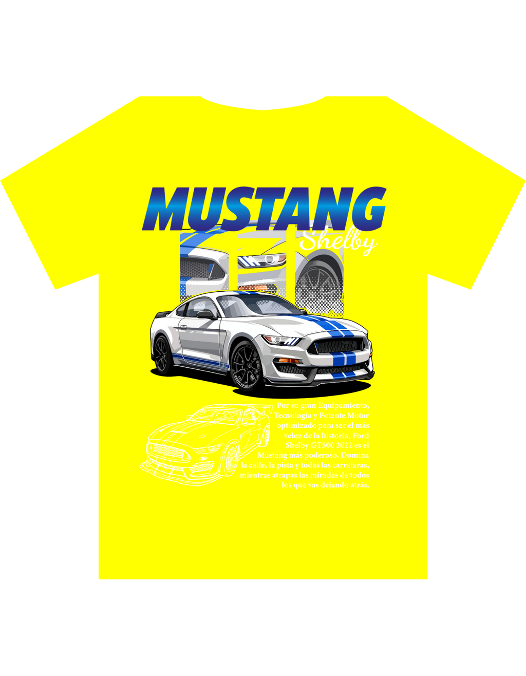 Custom Printed Shirts: Mustang Shelby