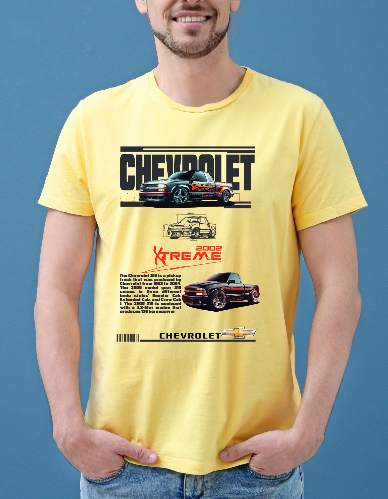 Custom Printed Shirts: Chevrolet Xtreme 2002