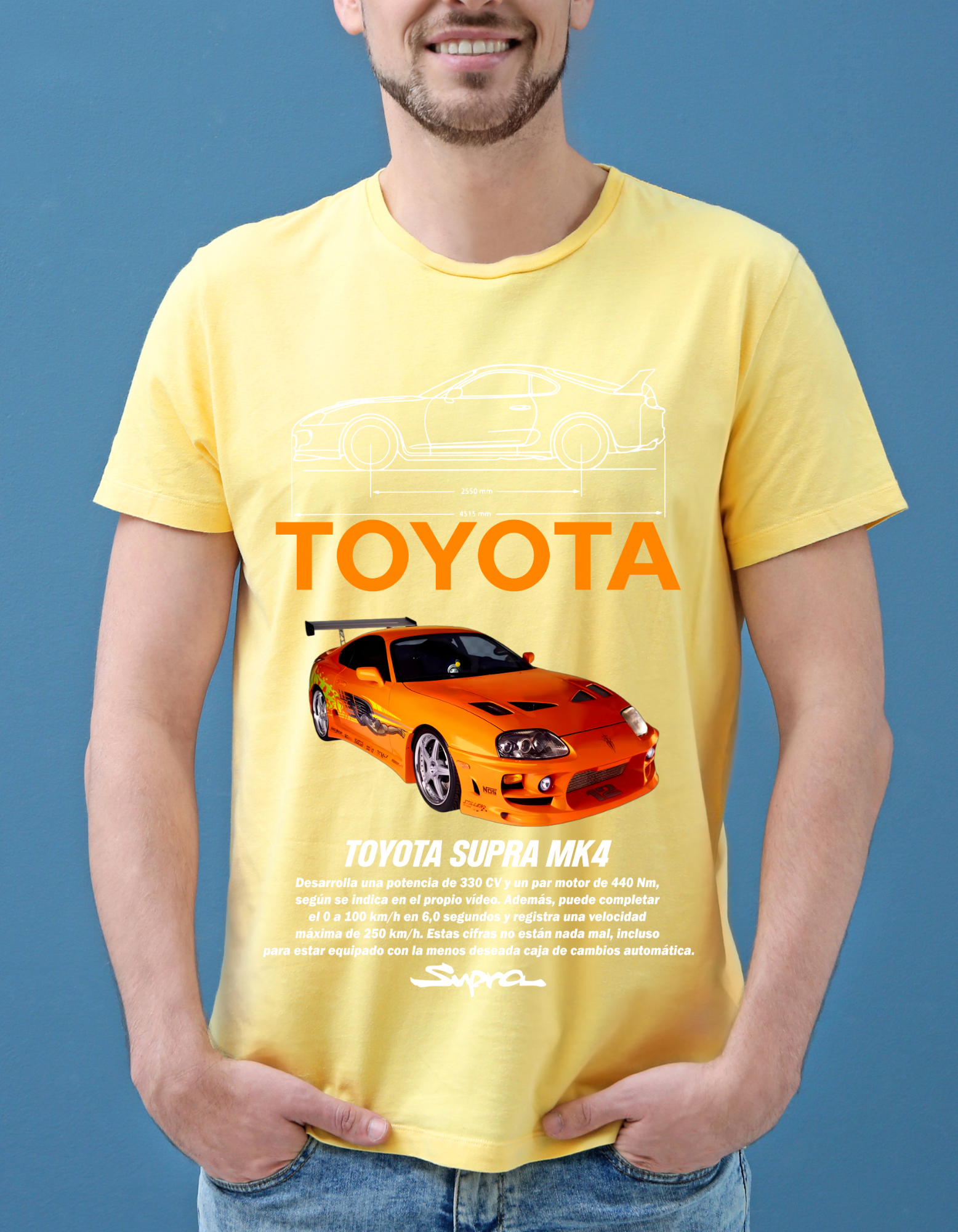 Custom Printed Shirts: Toyota Supra MK4