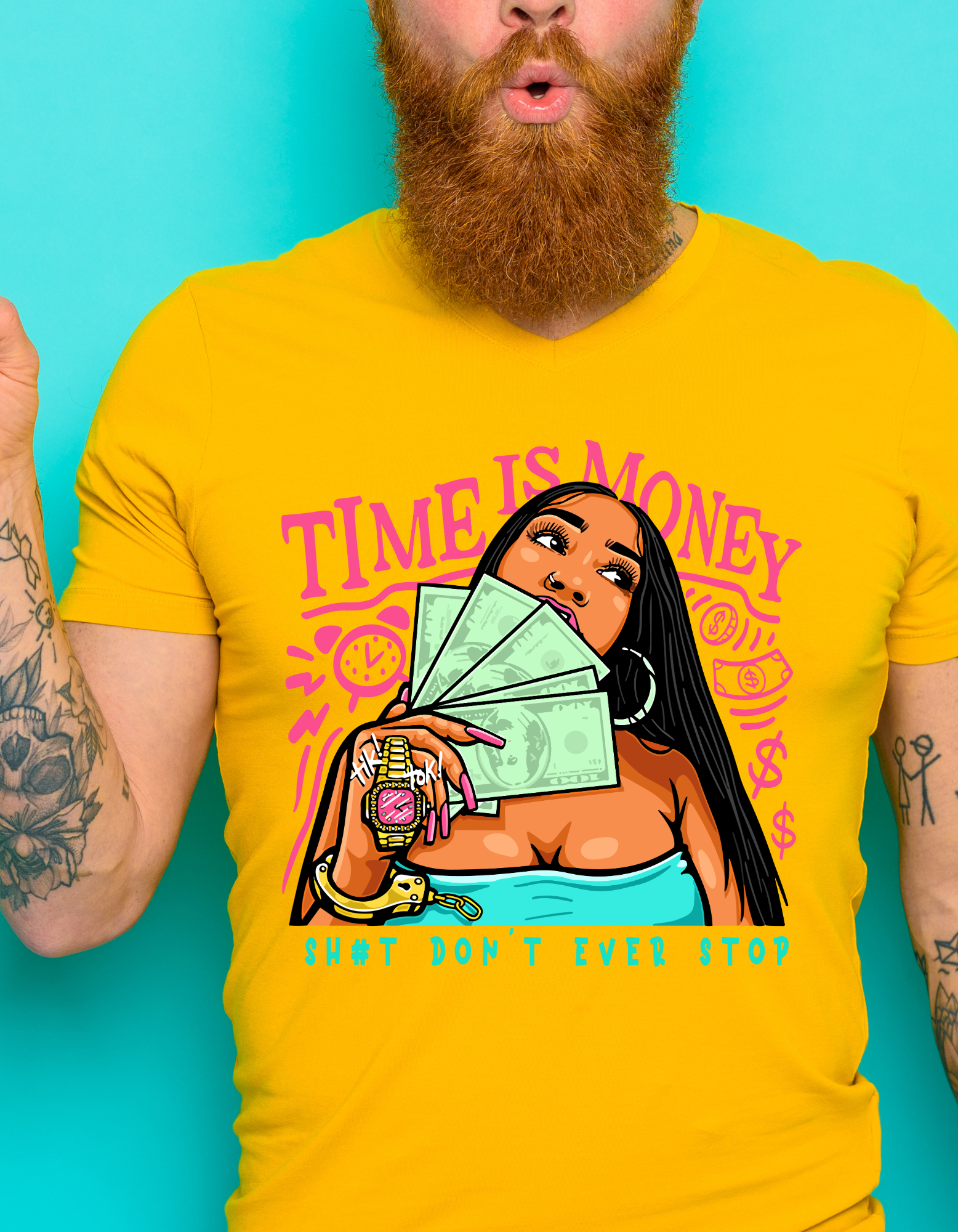Custom Printed Shirts: Time is Money