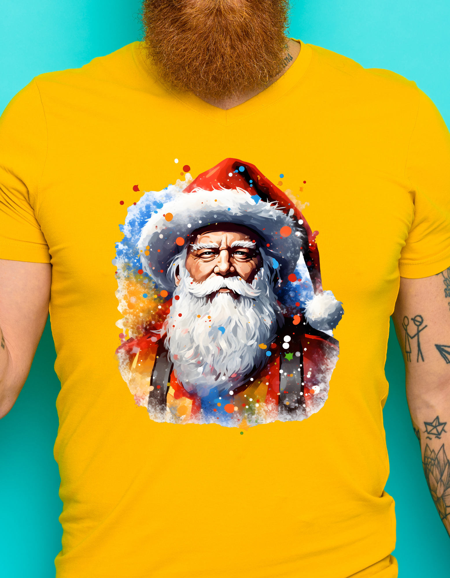 Custom Printed Shirt: Happy Christmas Father