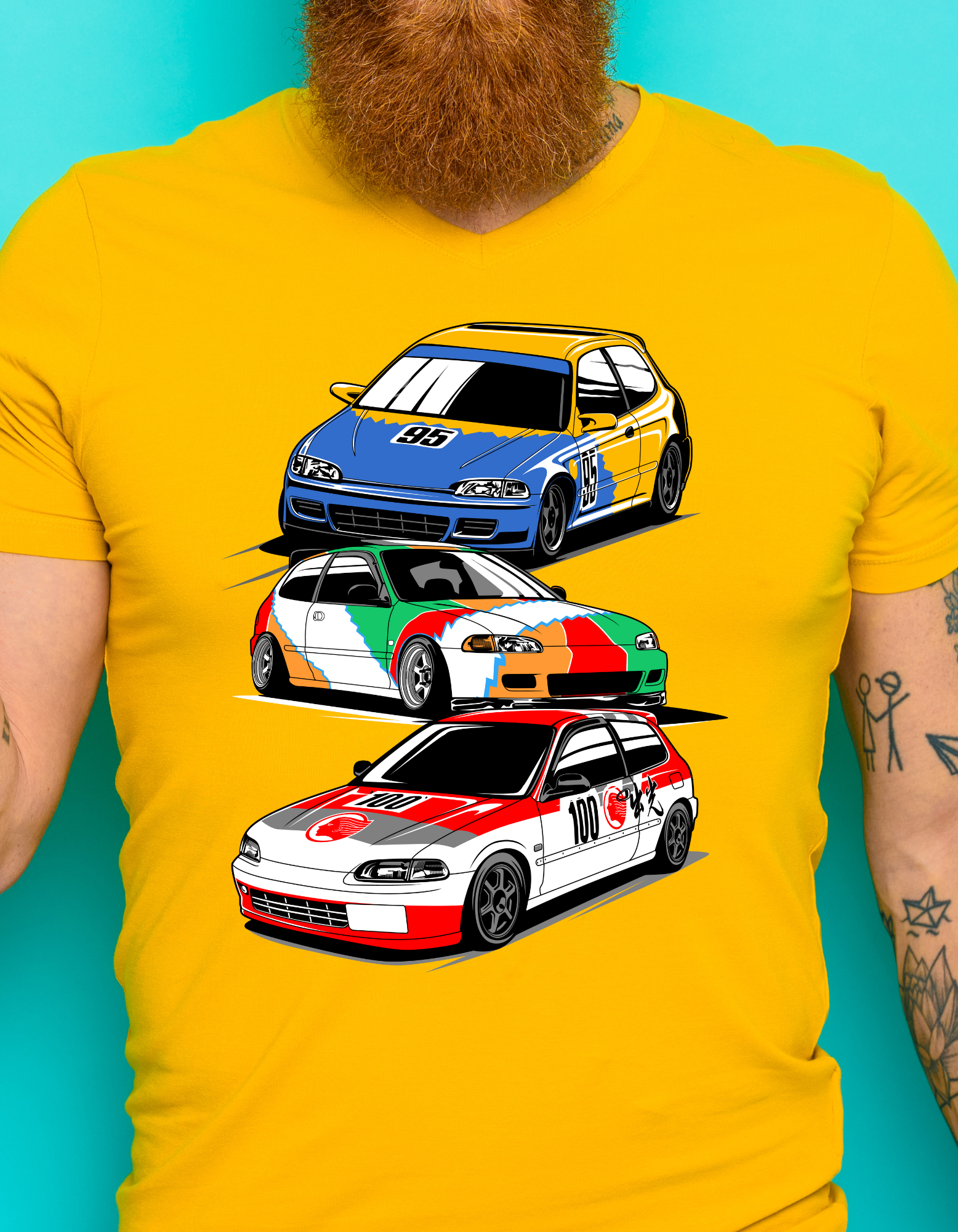 Custom Printed Shirts: T Car Design