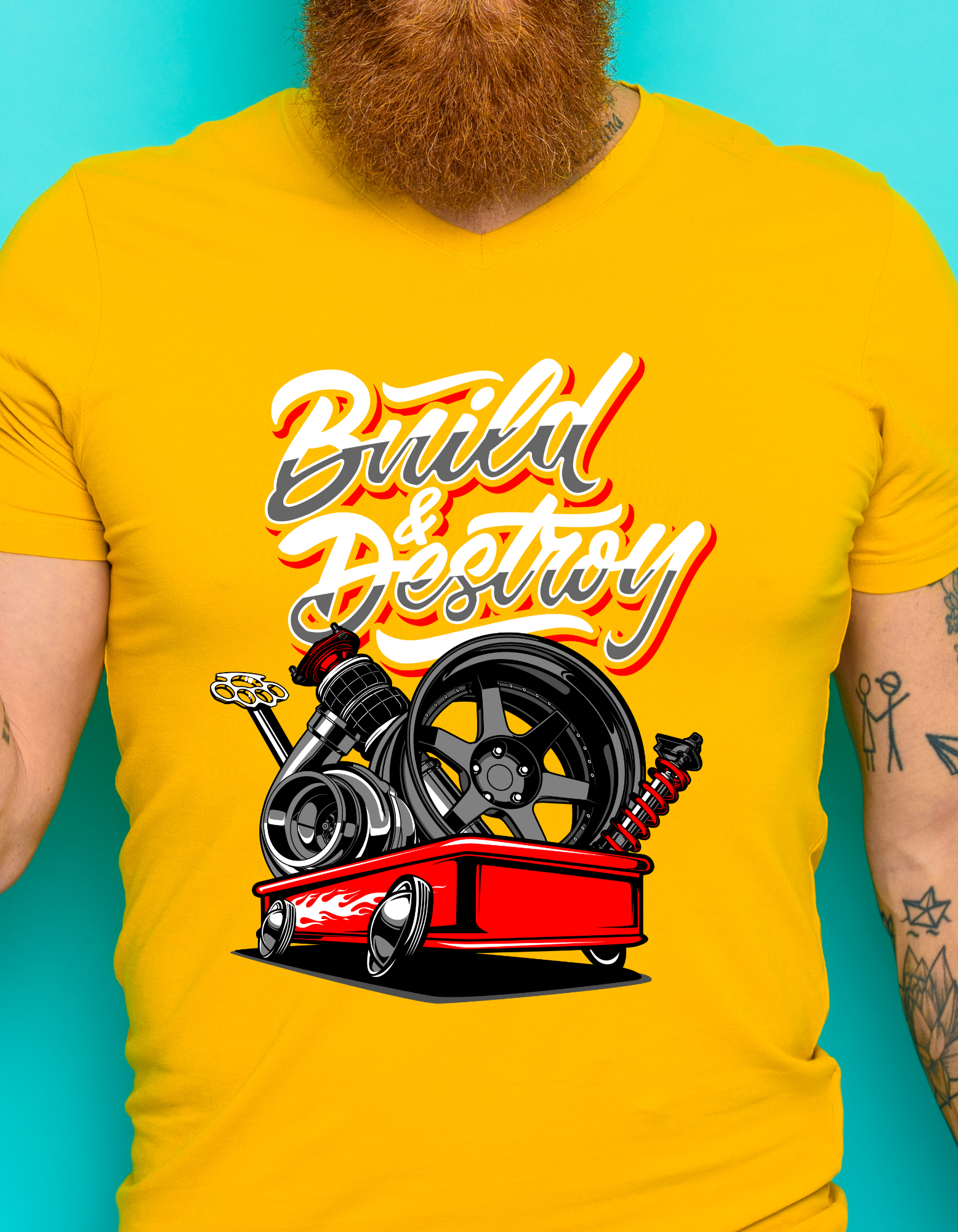 Custom Printed Shirts: Build & Destroy