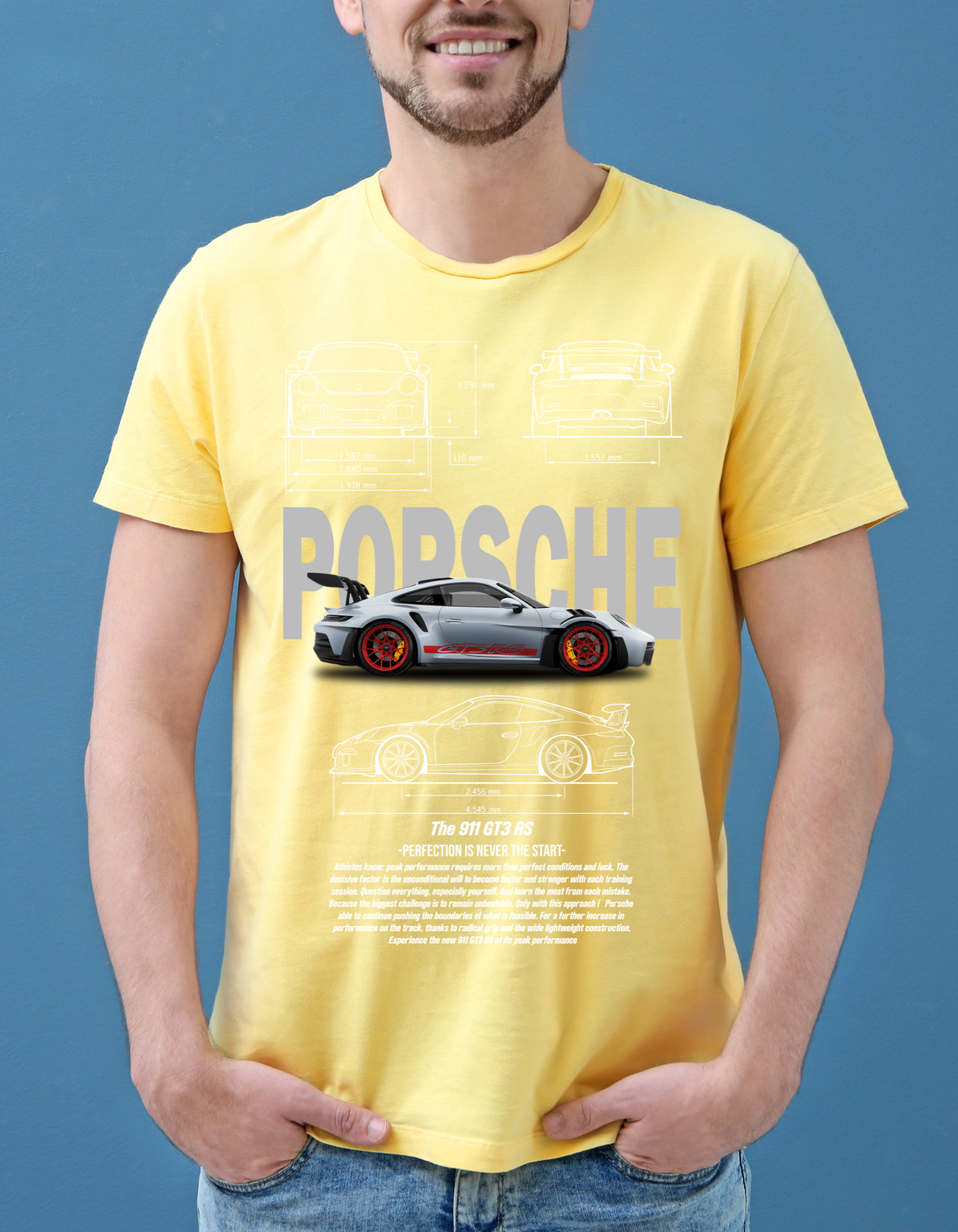 Custom Printed Shirts: Porshe 911