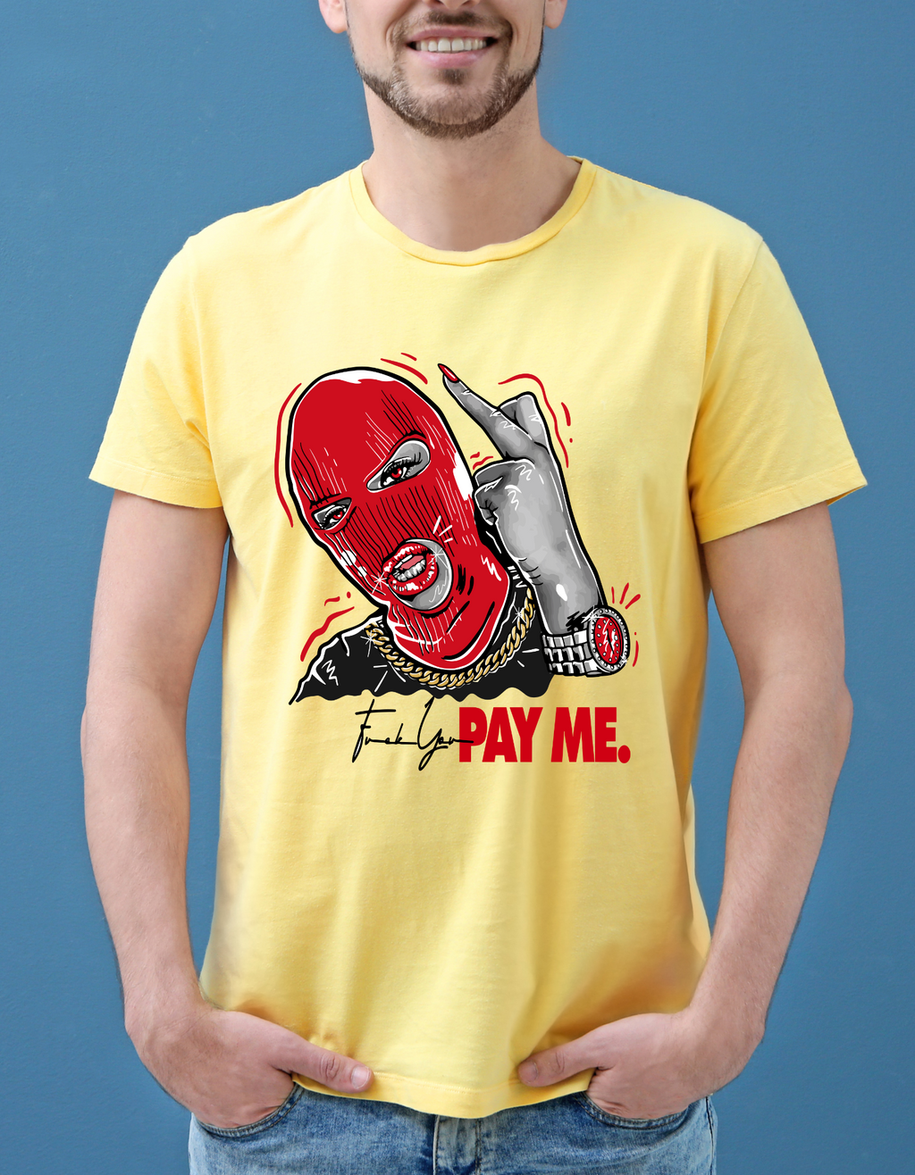 Custom Printed Shirts: Pay Me