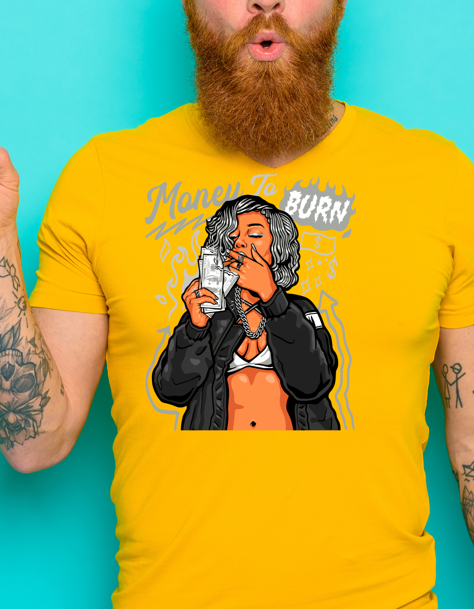 Custom Printed Shirts: Money To Burn