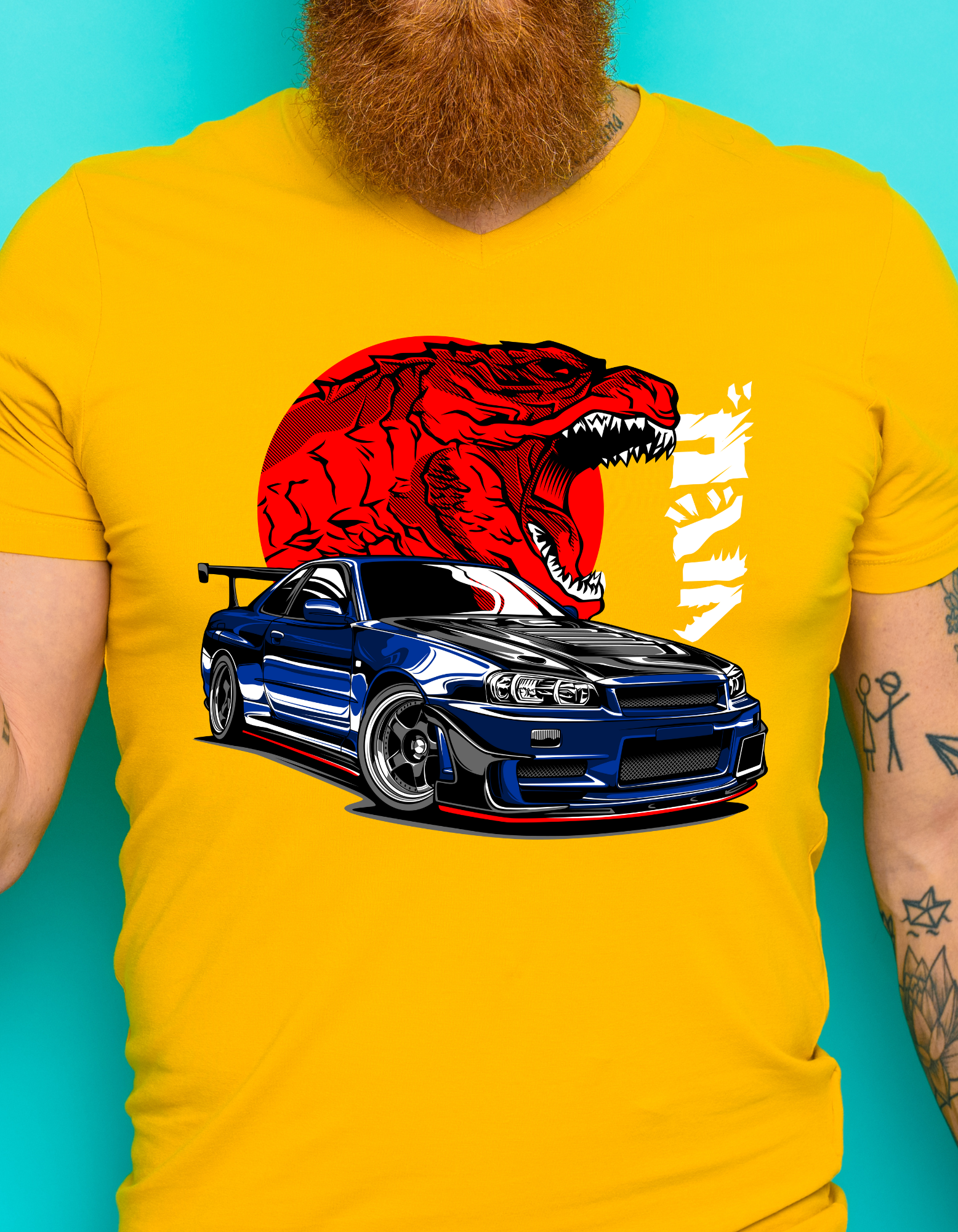 Custom Printed Shirts: D Car