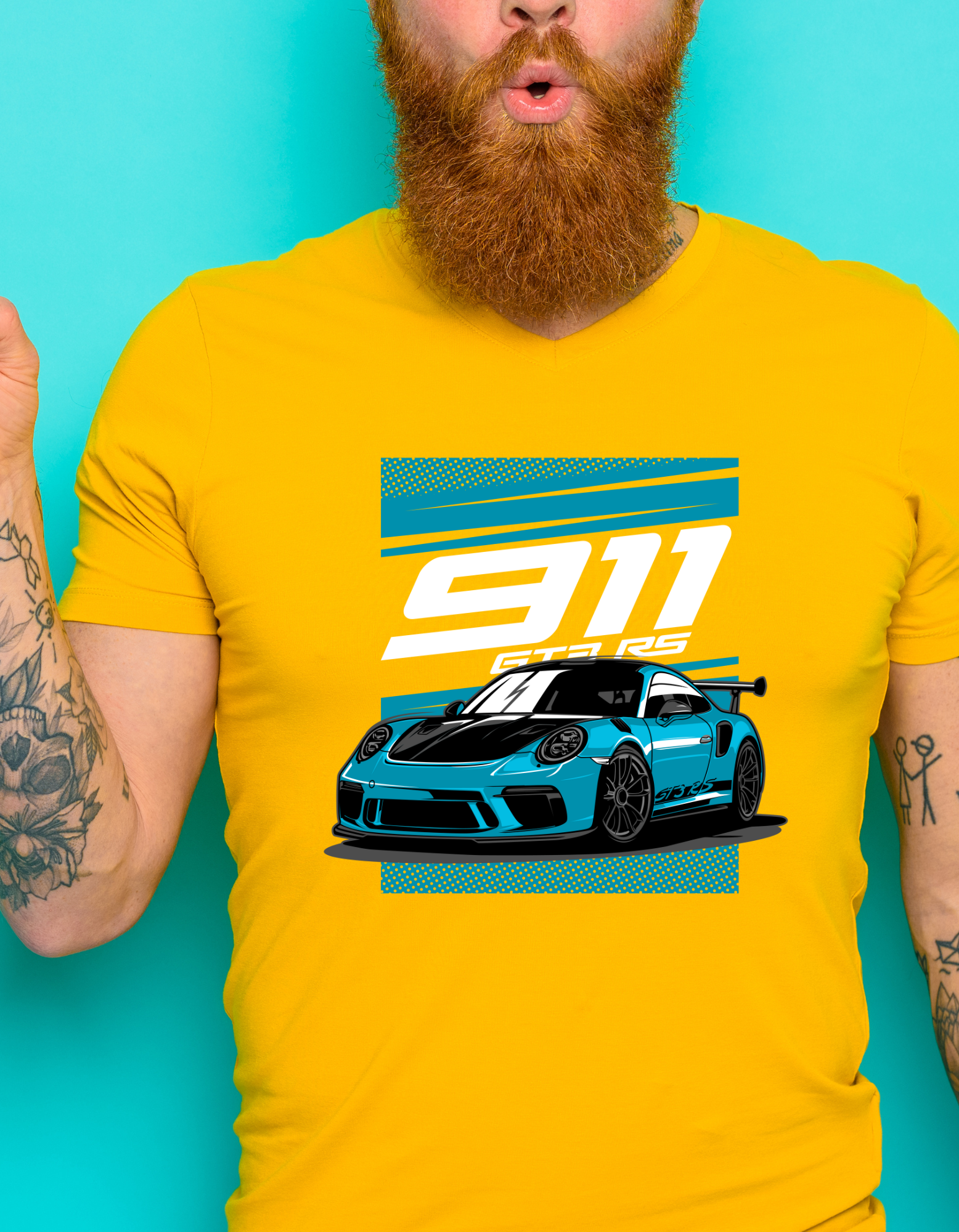 Custom Printed Shirts: 911GT3RS