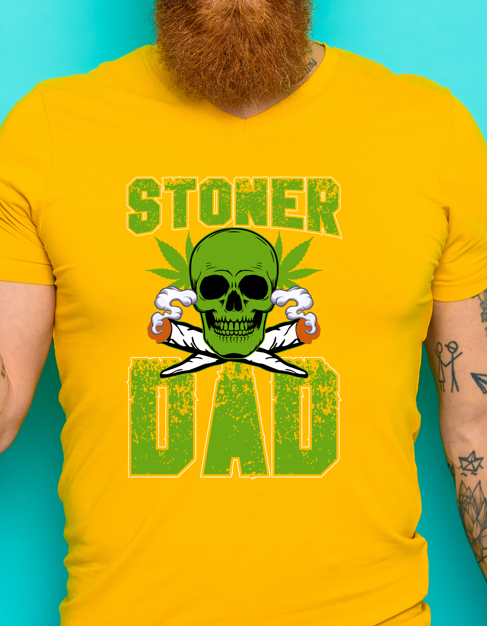 Custom Printed Shirt: Stoner Dad