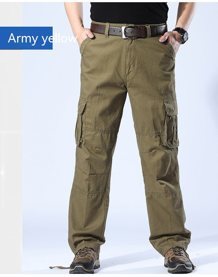 Men's Fashion Casual Multi-pocket Loose Wear-resistant Work Pants