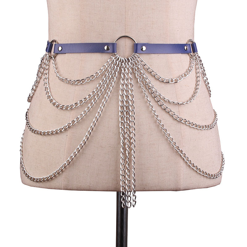 European And American PU Decoration Belt Multi-layer