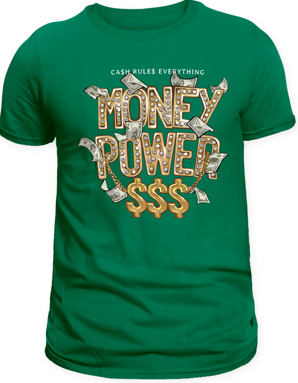 Custom Printed Shirts: Money Power