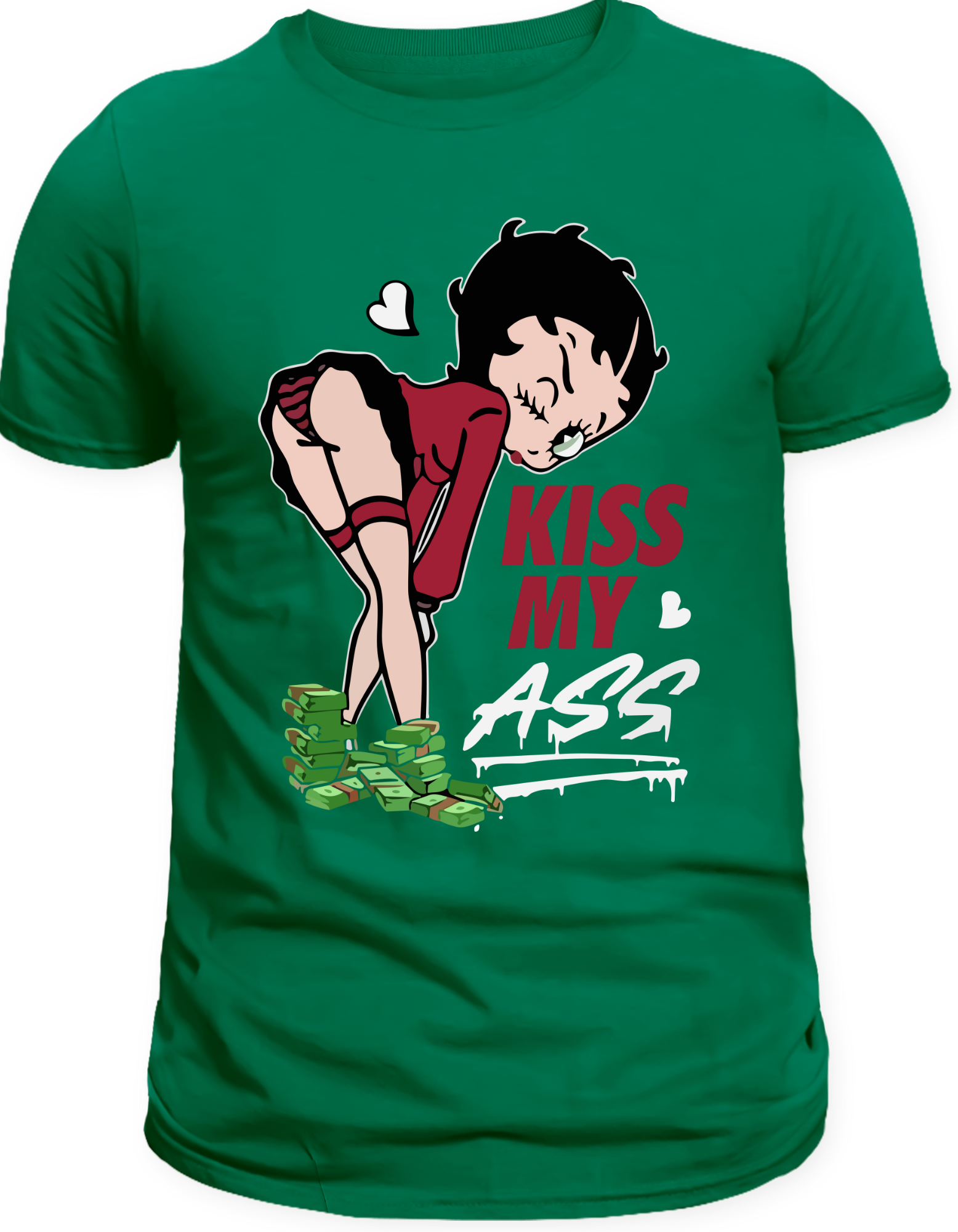 Custom Printed Shirts: Kiss My A$$