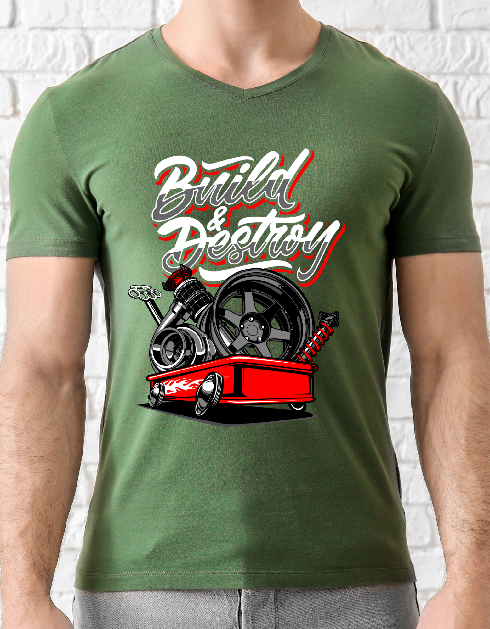 Custom Printed Shirts: Build & Destroy