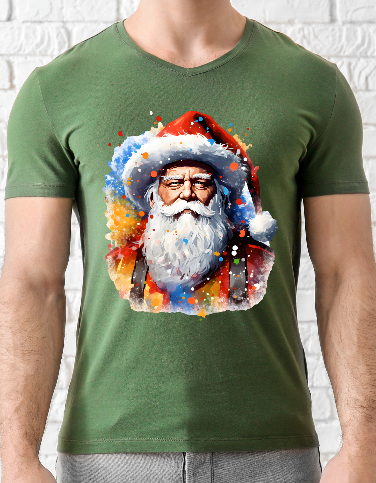 Custom Printed Shirt: Happy Christmas Father