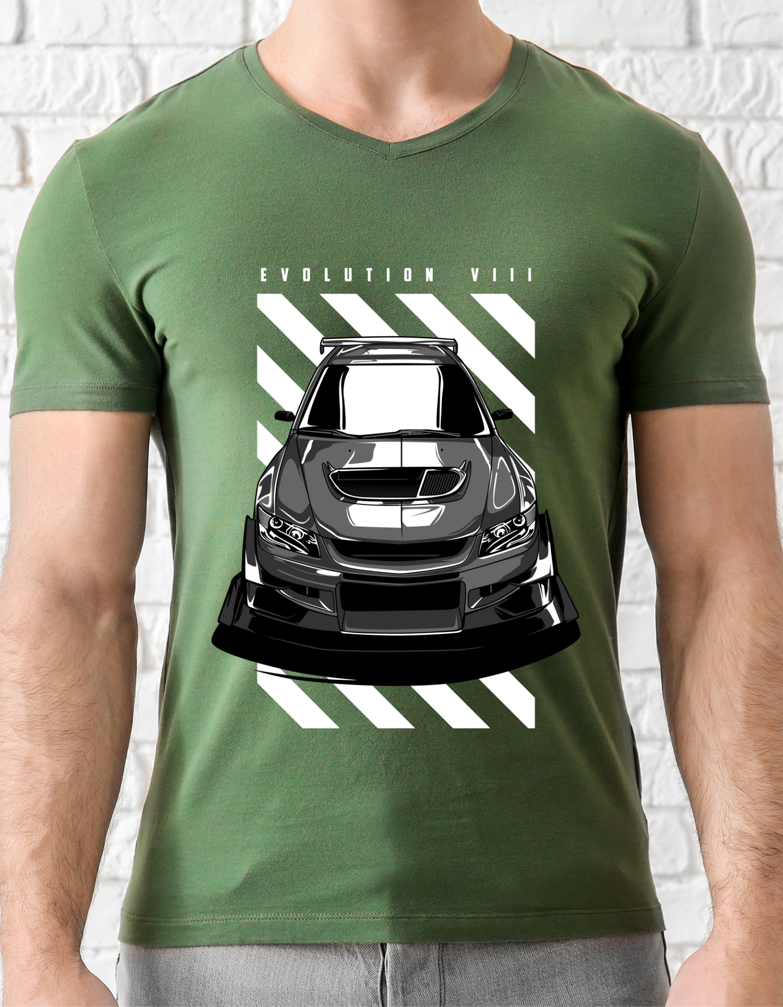 Custom Printed Shirts: Evolution Vlll