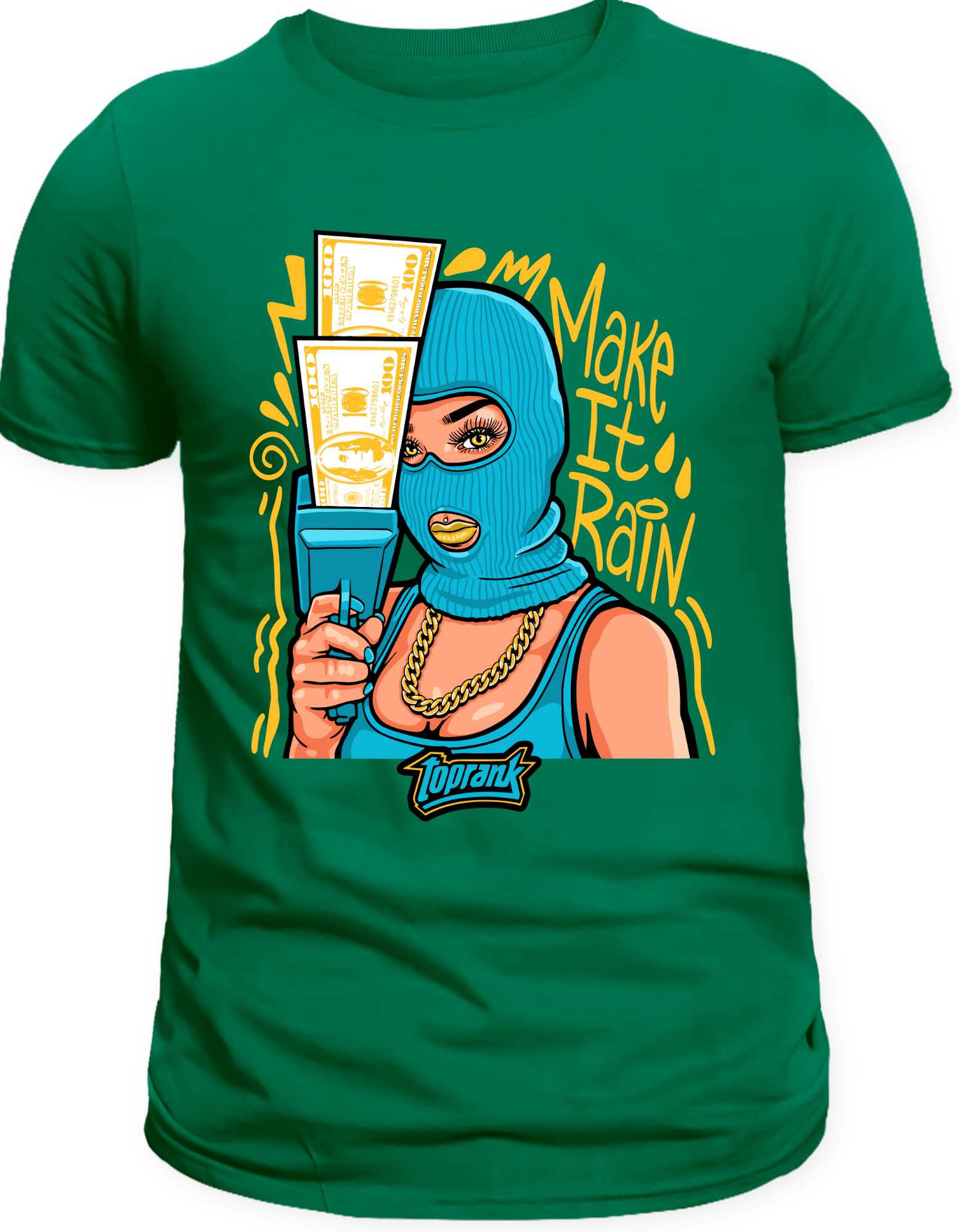 Custom Printed Shirts: Make It Rain