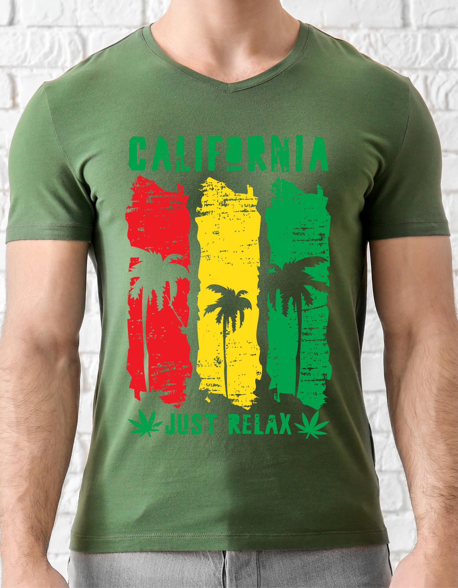 Custom Printed Shirts: Just Relax California
