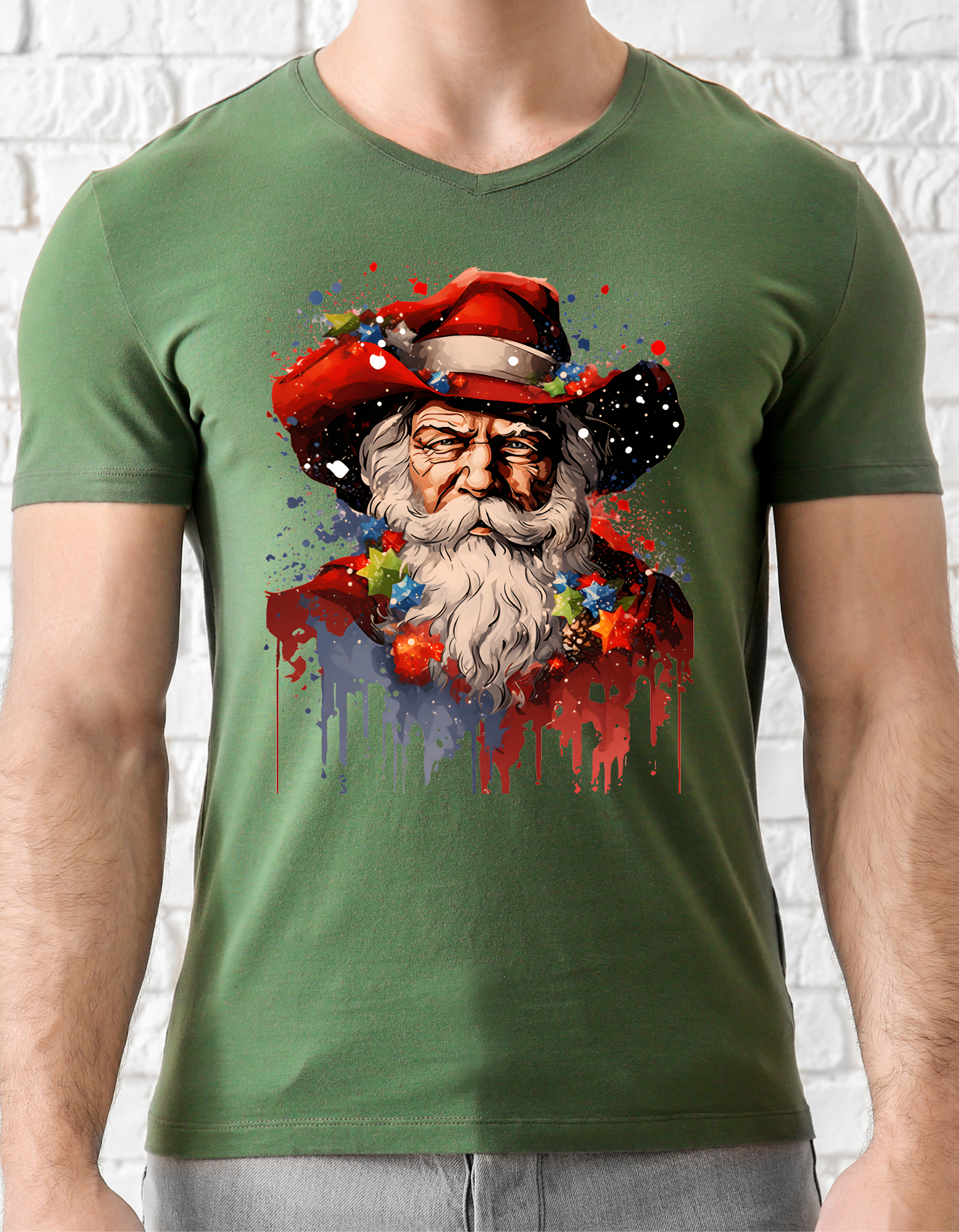 Custom Printed Shirt:  Christmas Father