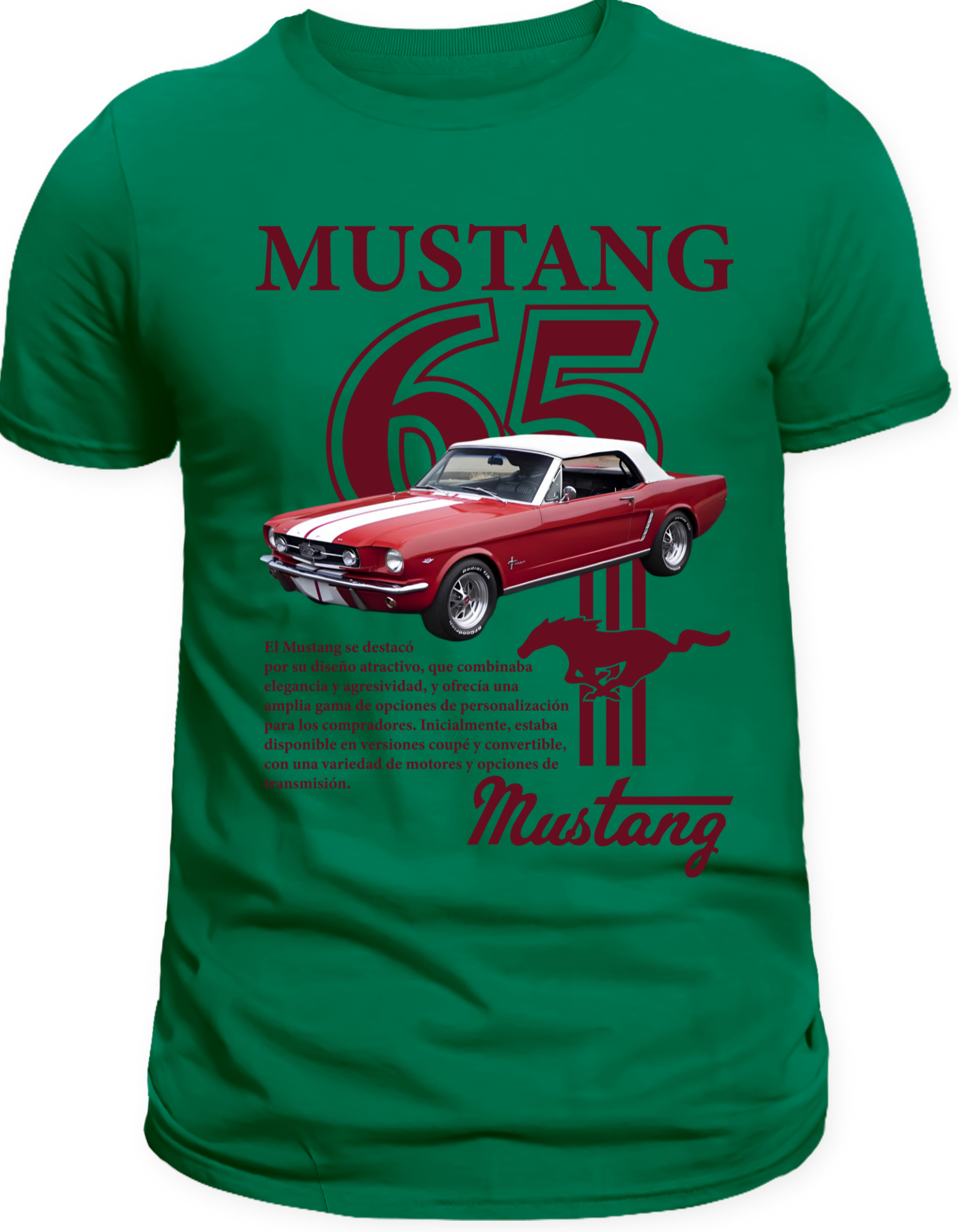 Custom Printed Shirts: Mustang 65