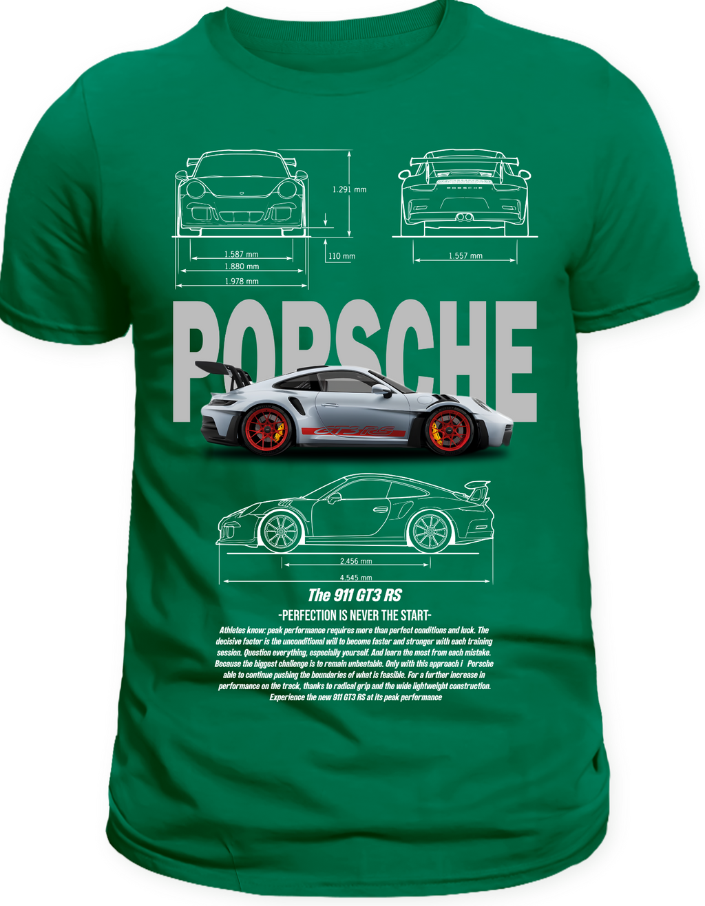 Custom Printed Shirts: Porshe 911