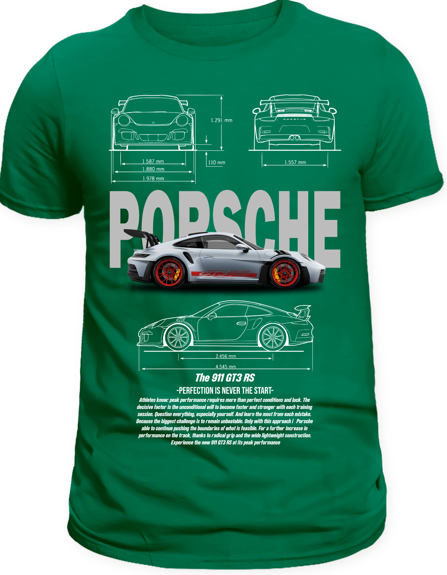 Custom Printed Shirts: Porshe 911