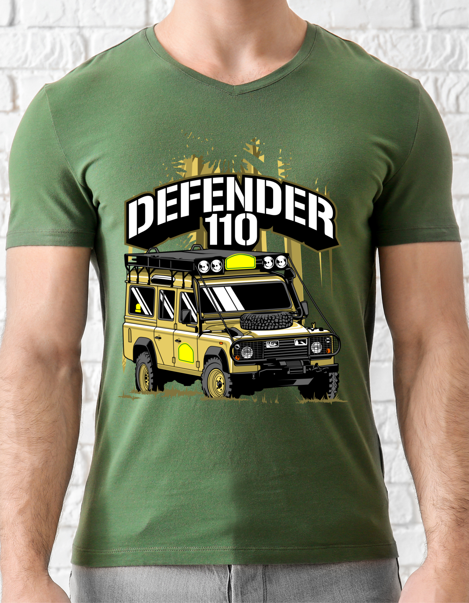 Custom Printed Shirts: Defender 110