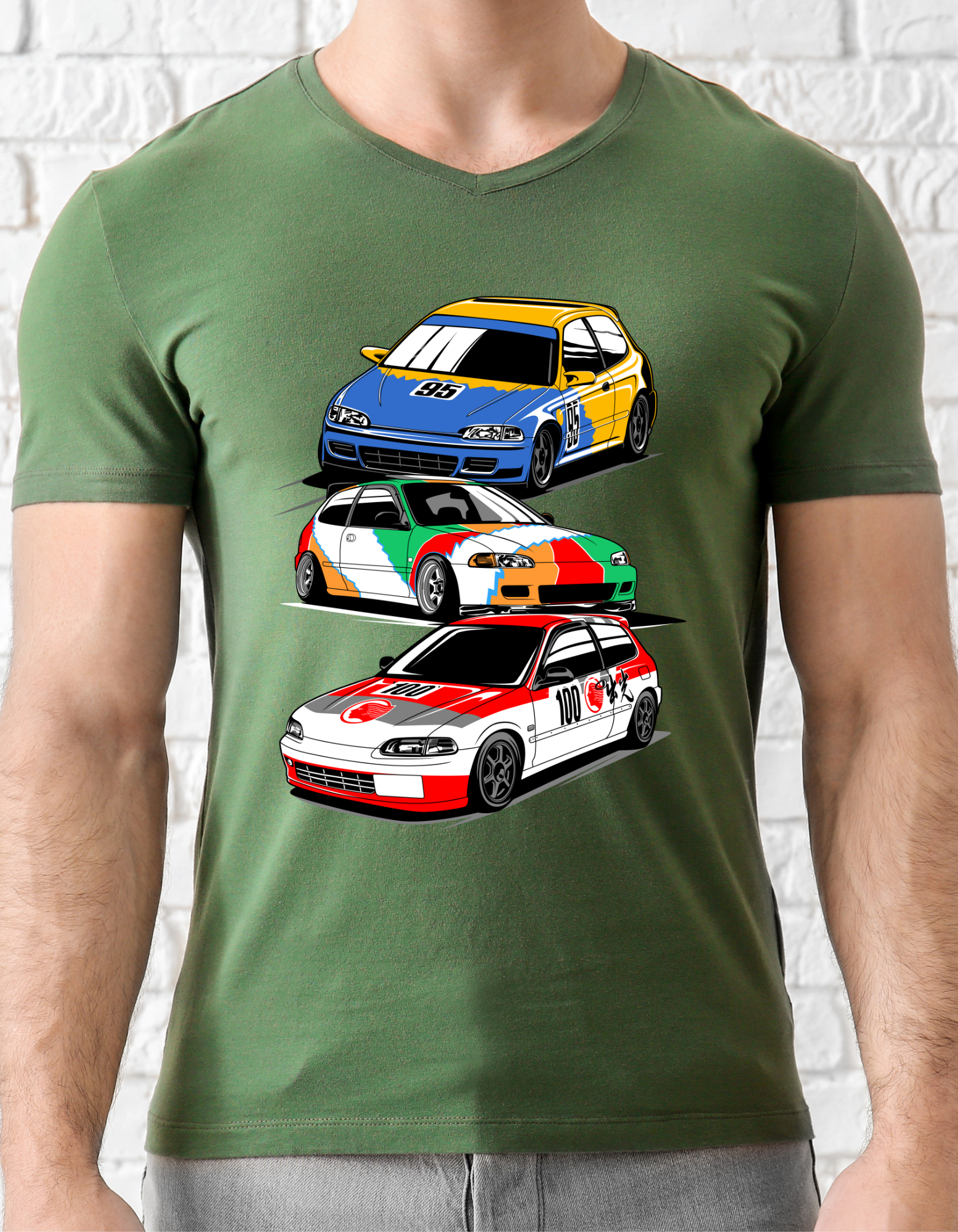 Custom Printed Shirts: T Car Design
