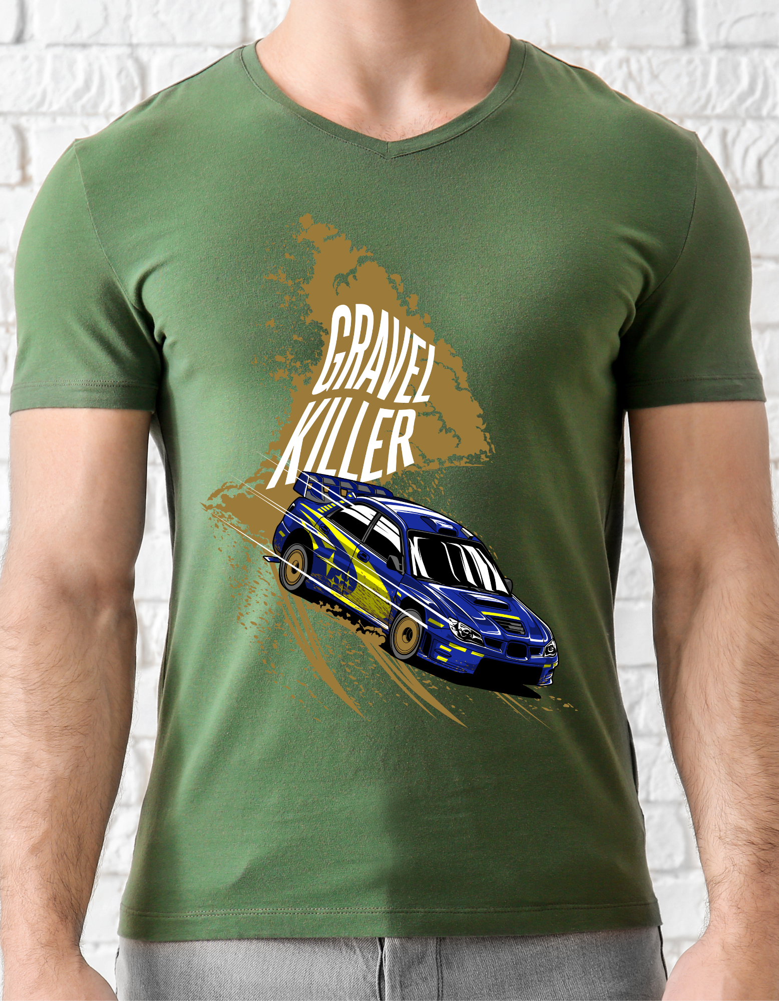 Custom Printed Shirts: Gravel Killer