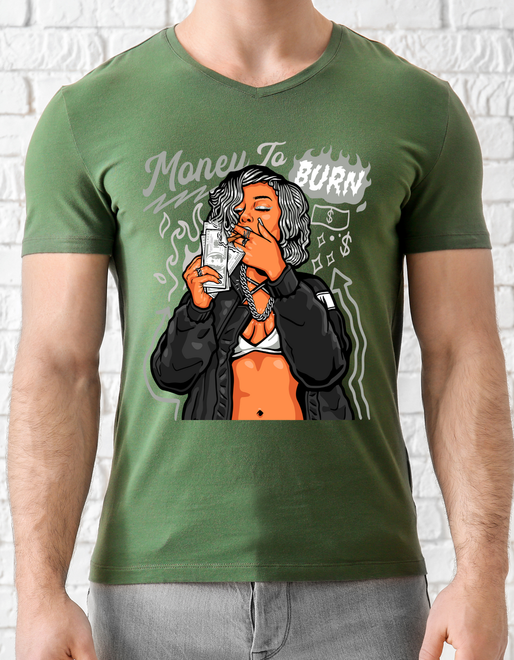 Custom Printed Shirts: Money To Burn