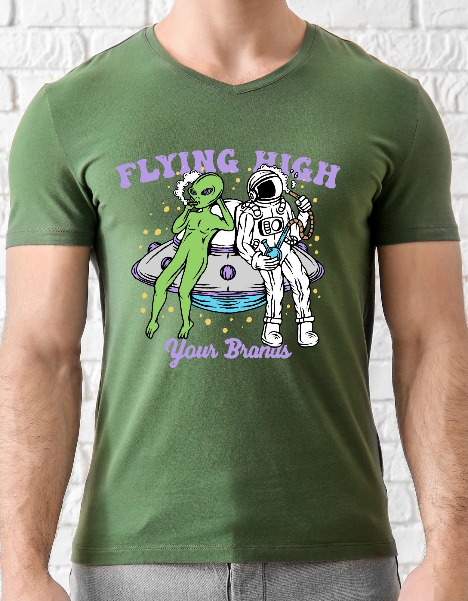 Custom Printed Shirt: Flying High