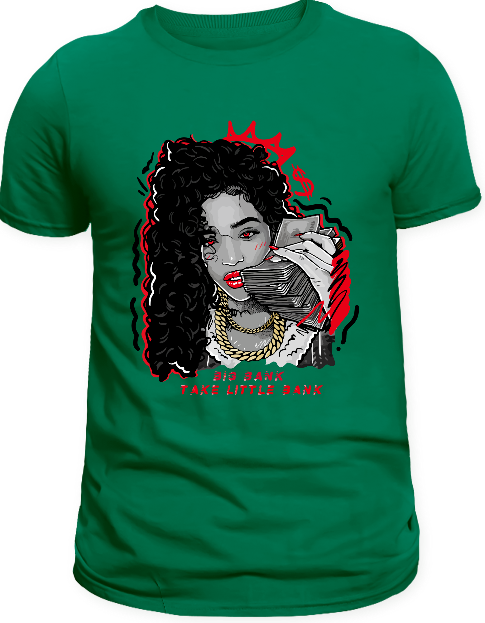 Custom Printed Shirts: Big Bank