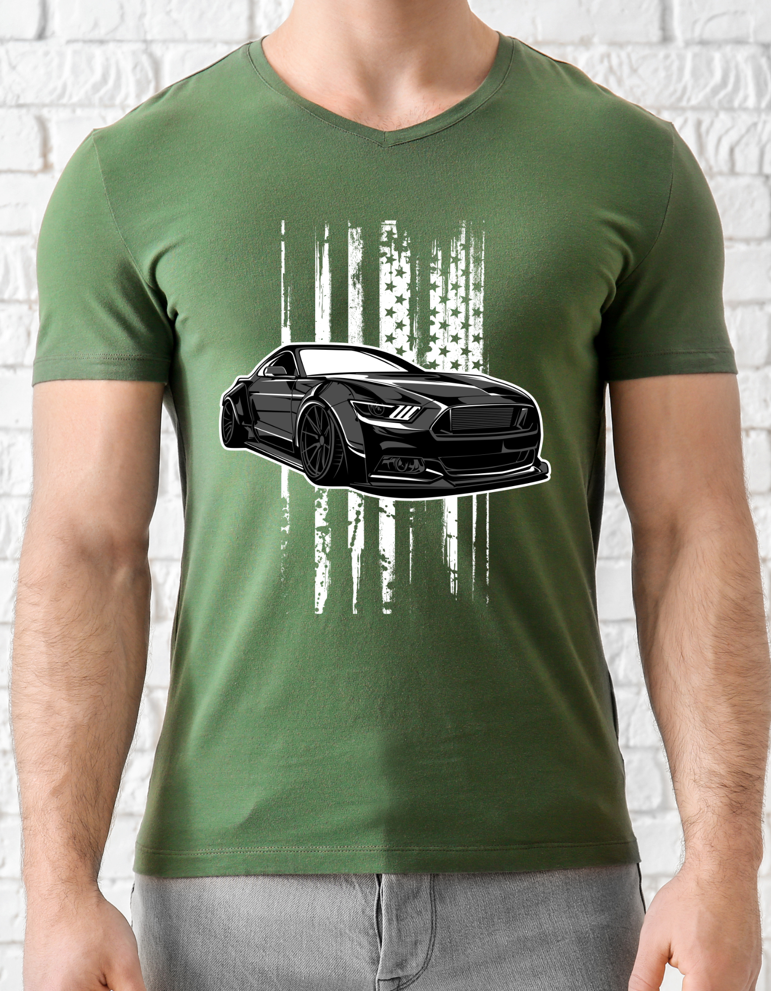 Custom Printed Shirts: Car