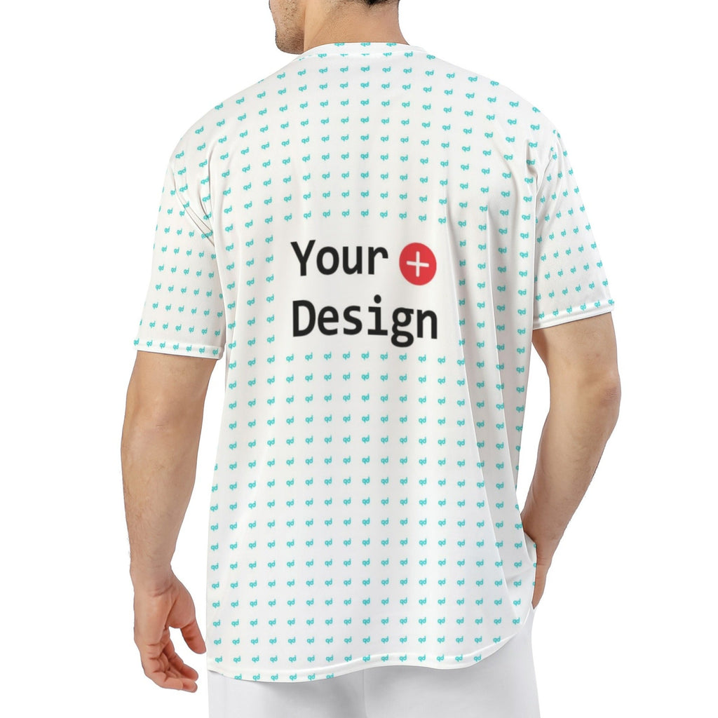 POD - Customized Birdseye Cloth Crew Neck T-shirt