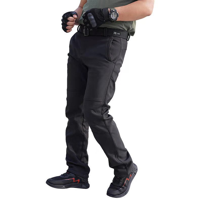 Fleece-lined Windproof Mountaineering Ski Charging Pants