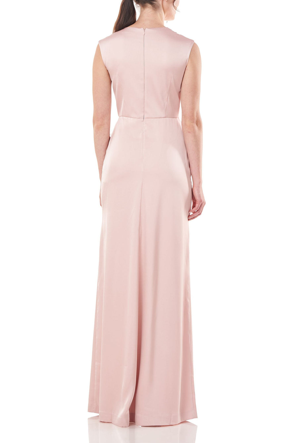 Kay Unger 5545927 Soft Blush 4 Long Sleeveless Formal Jumpsuit