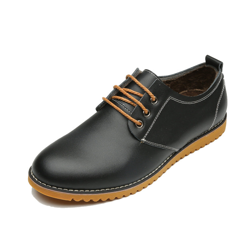 Men's Casual Leather Shoes Large Size Genuine Leather Shoes