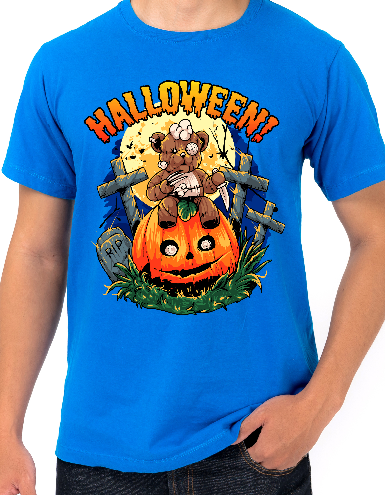 Custom Printed Shirts: Halloween Bear