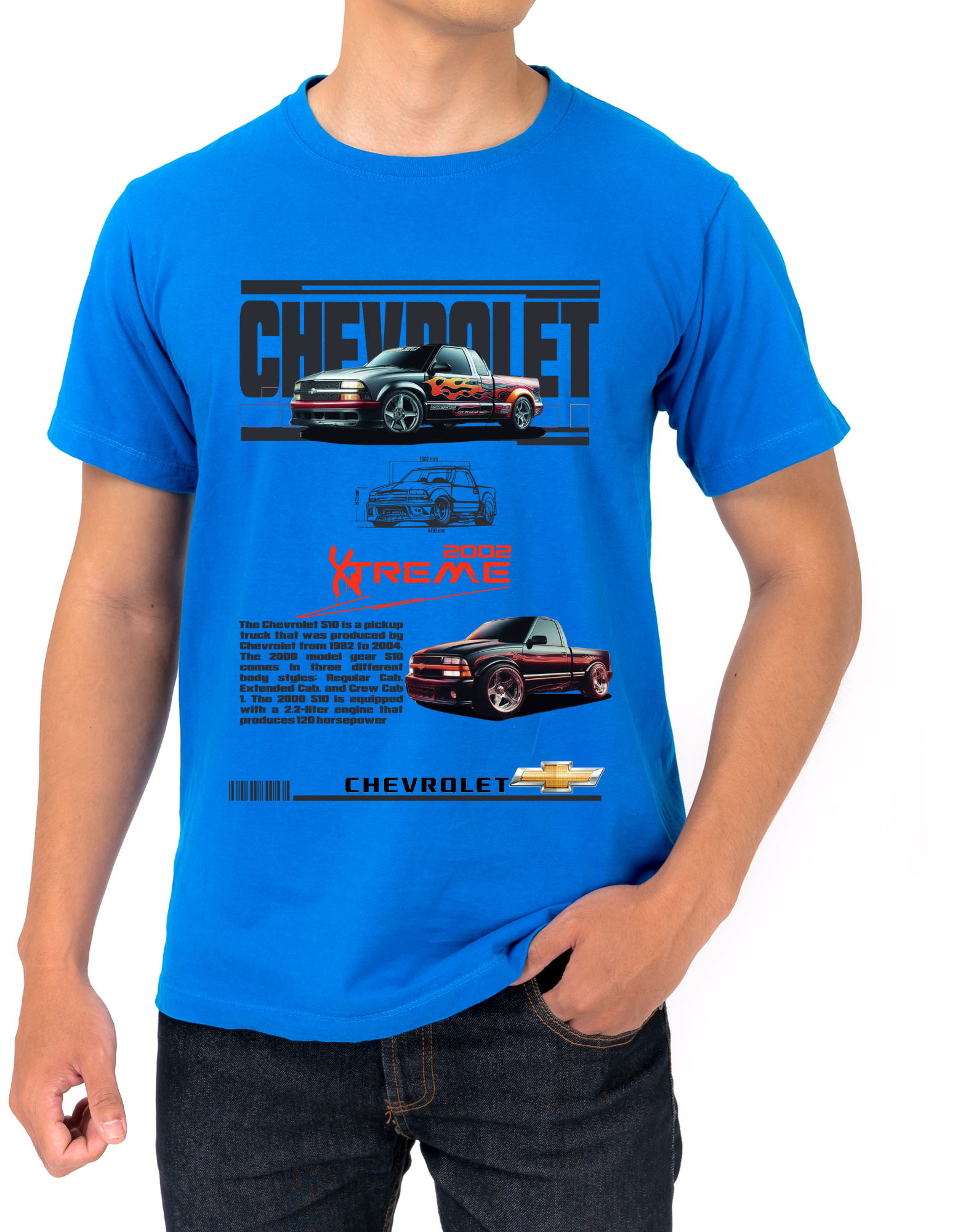 Custom Printed Shirts: Chevrolet Xtreme 2002